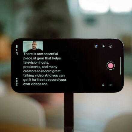 Smartphone screen displaying video with text overlay.