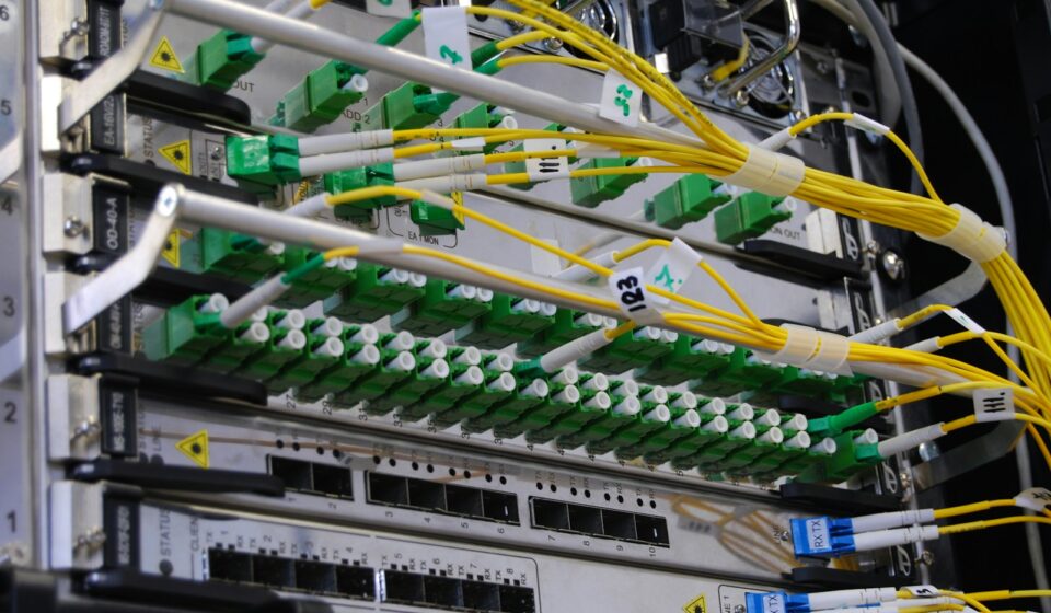 green and white electric device