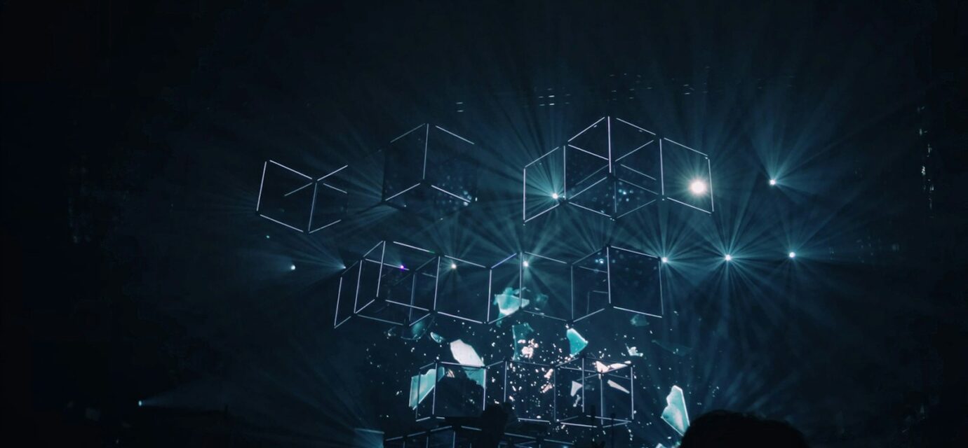 geometric shape digital wallpaper