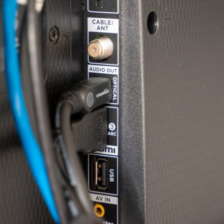 black and blue coated wires